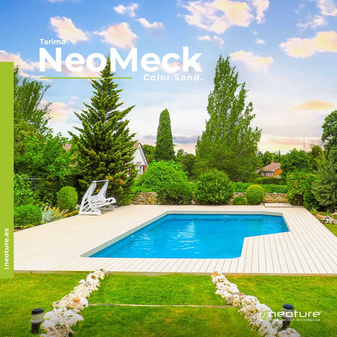 tarima exterior piscina composite neomeck sand